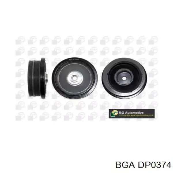 Демпфер коленвала BGA DP0374