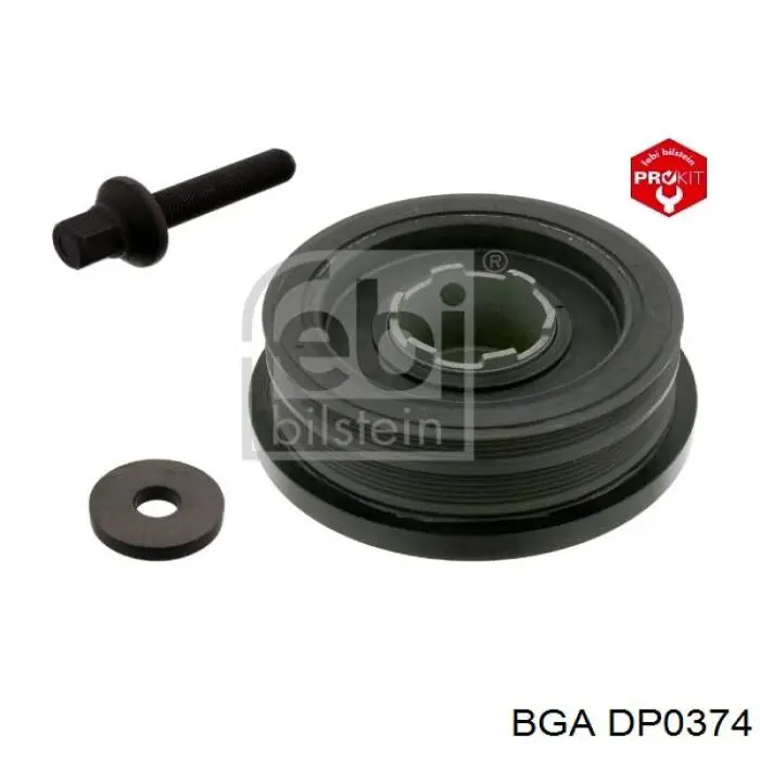 Шкив коленвала (демпфер) BGA DP0374 цена, от 117.20 USD
