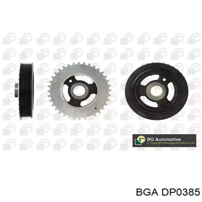 Шкив коленвала (демпфер) BGA DP0385 цена, от 38.44 USD