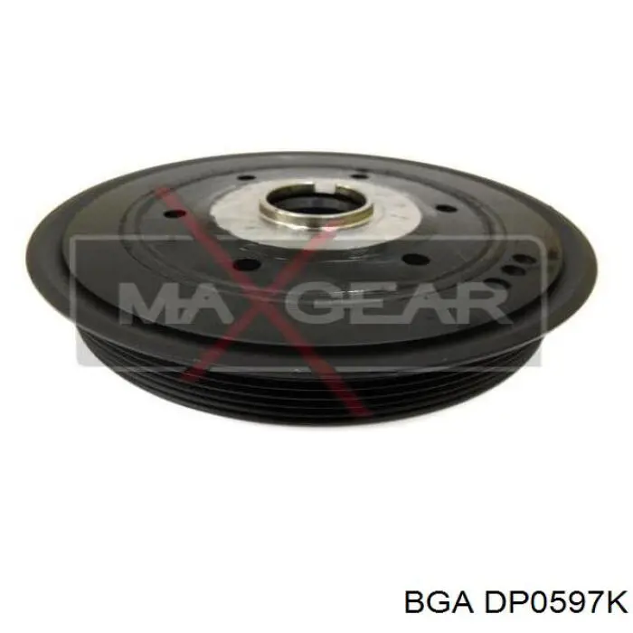Шкив коленвала (демпфер) BGA DP0597K цена, от 54.21 USD
