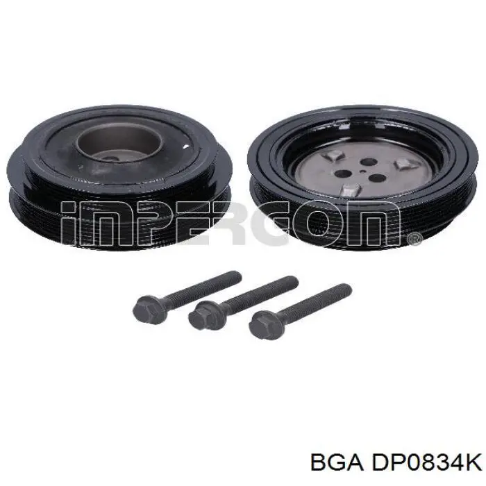 Шкив коленвала (демпфер) BGA DP0834K цена, от 67.08 USD