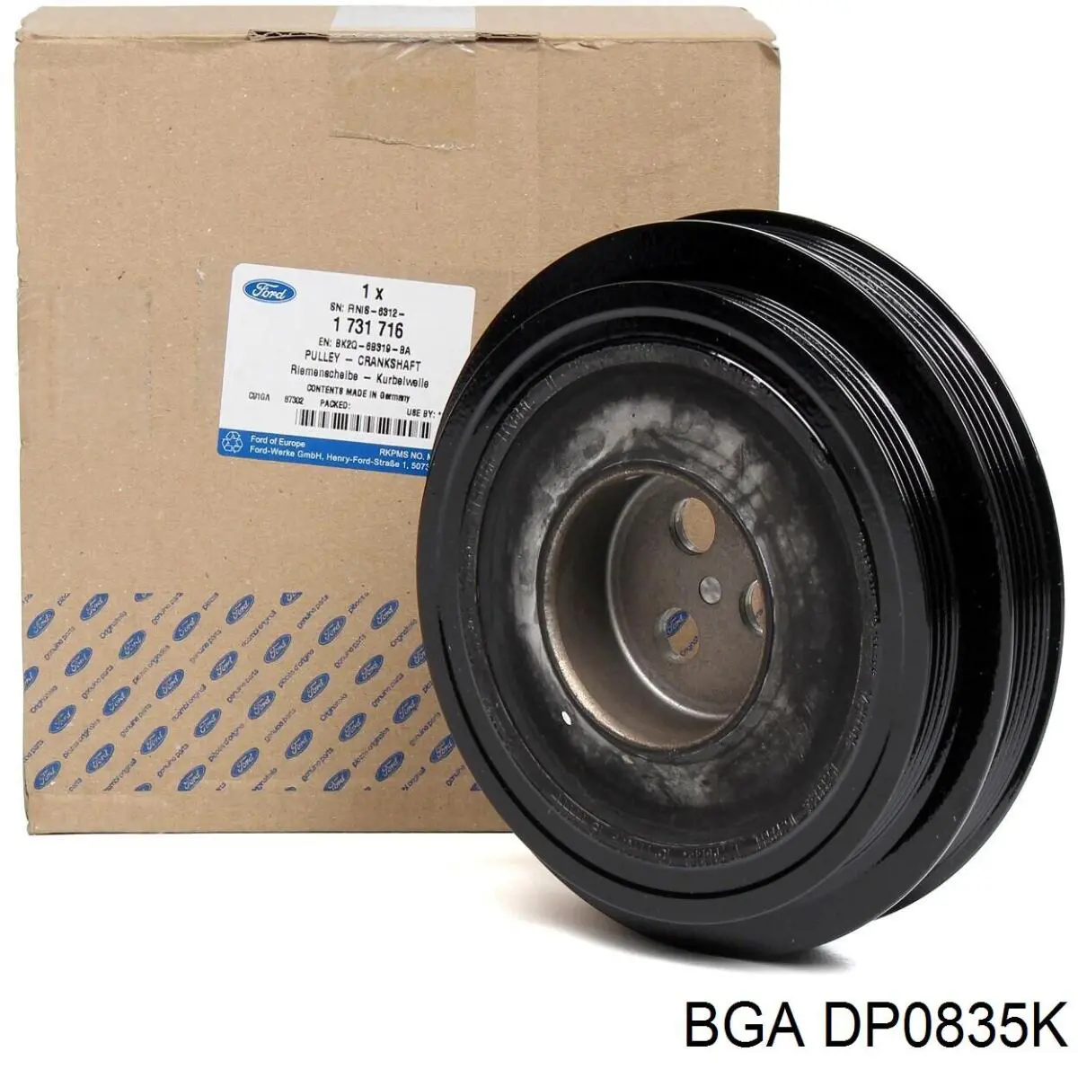 Демпфер коленвала BGA DP0835K