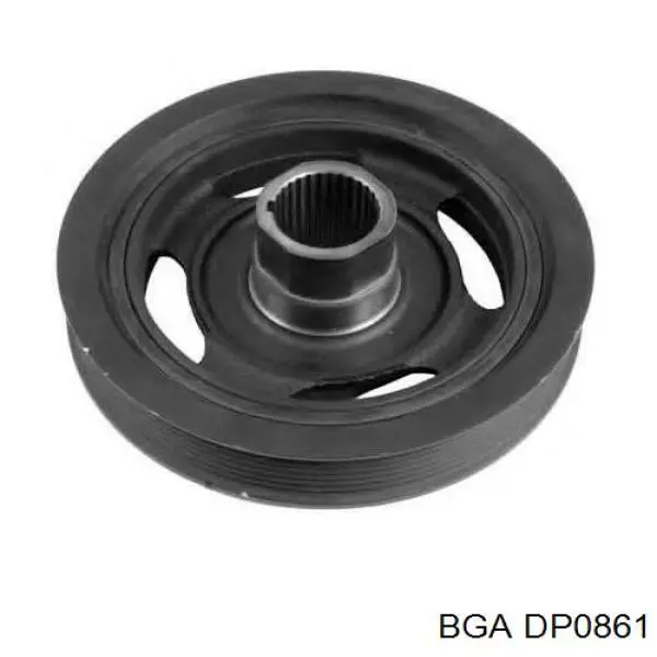Шкив коленвала (демпфер) BGA DP0861 цена, от 29.03 USD