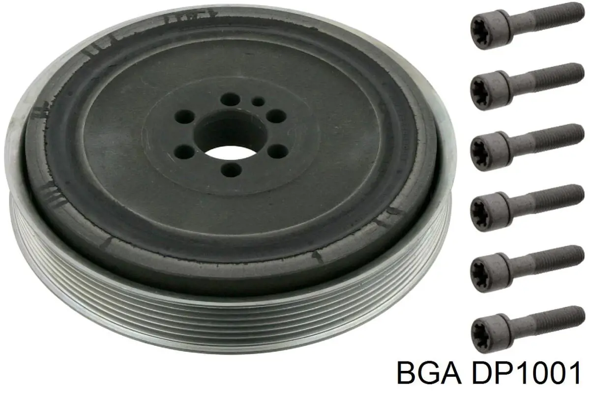 Шкив коленвала (демпфер) BGA DP1001 цена, от 85.57 USD