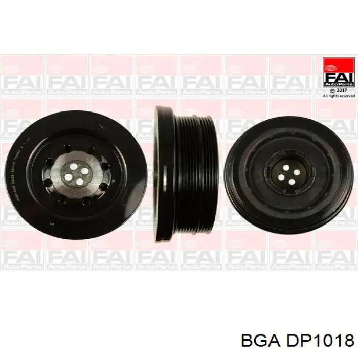 Демпфер коленвала BGA DP1018