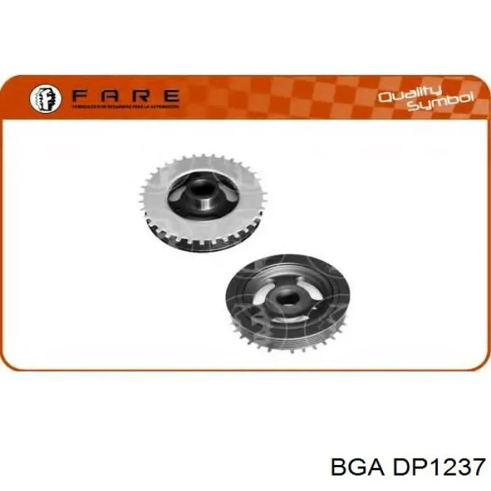 Шкив коленвала (демпфер) BGA DP1237 цена, от 52.28 USD