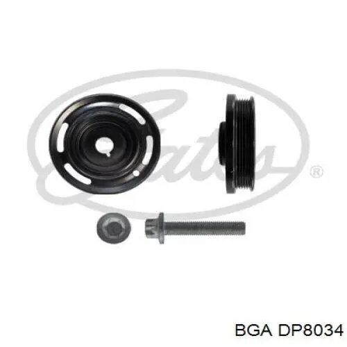 Шкив коленвала (демпфер) BGA DP8034 цена, от 32.80 USD
