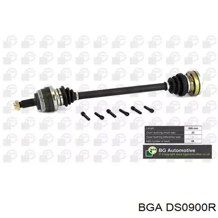 DS0900R BGA semieixo traseiro direito