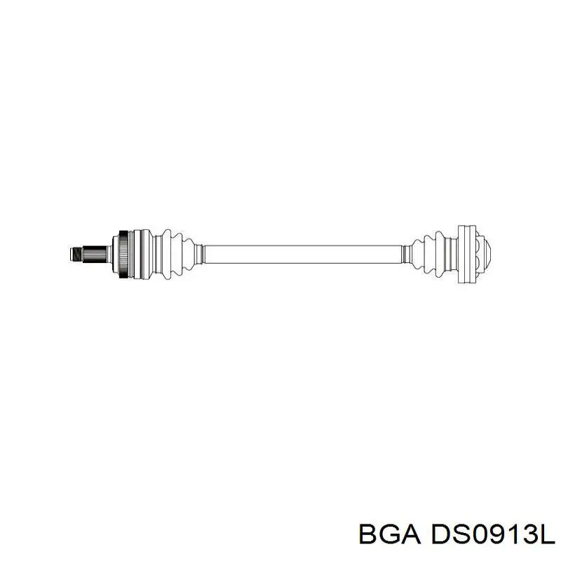 DS0913L BGA Полуось задняя левая