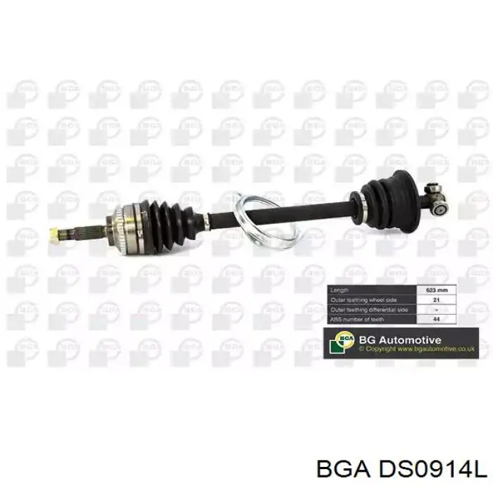 Привод передний левый BGA DS0914L цена, от 94.19 USD