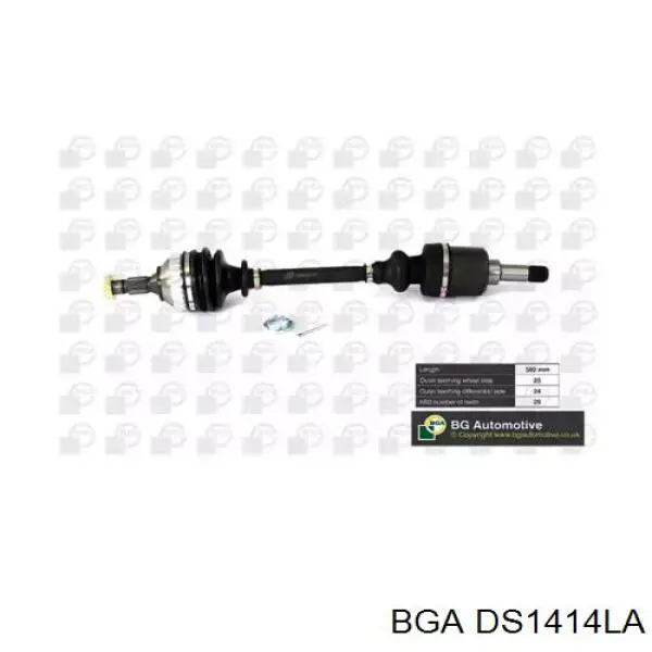 Привод передний левый BGA DS1414LA цена, от 81.21 USD