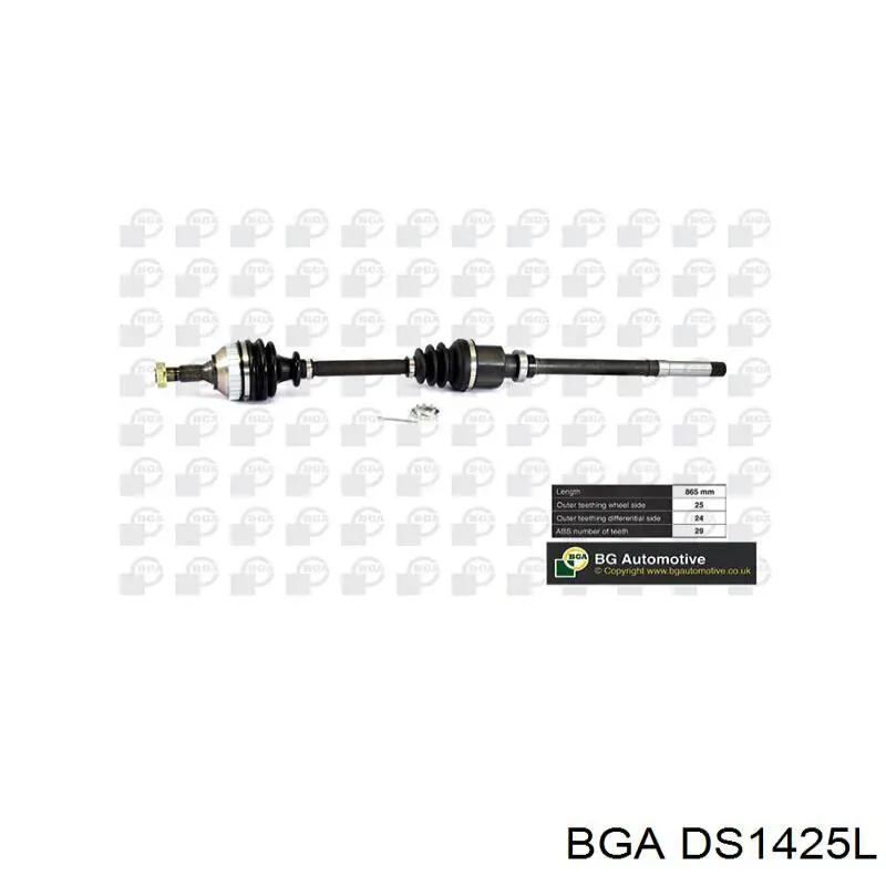 DS1425L BGA semieixo (acionador dianteiro esquerdo)