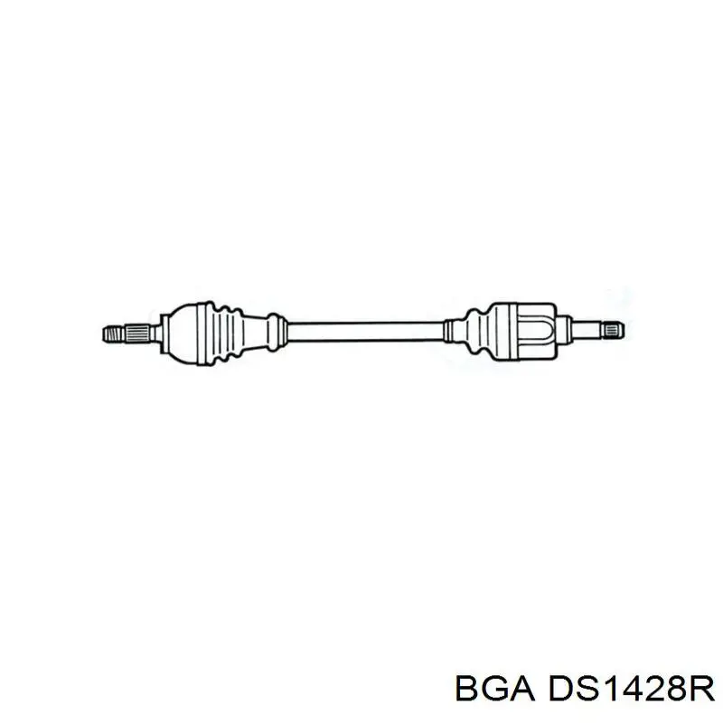 DS1428R BGA Полуось передняя, правая