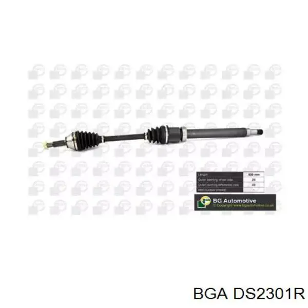 Привод передний правый BGA DS2301R цена, от 91.31 USD