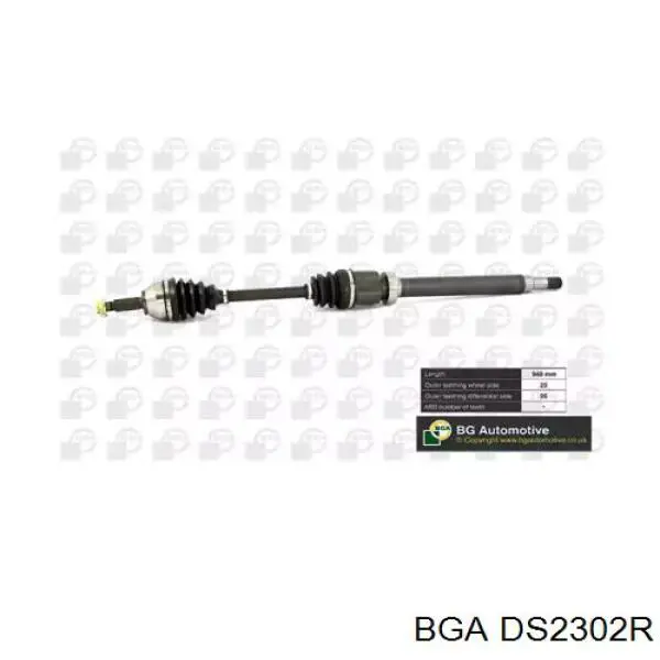 Привод передний правый BGA DS2302R цена, от 87.56 USD