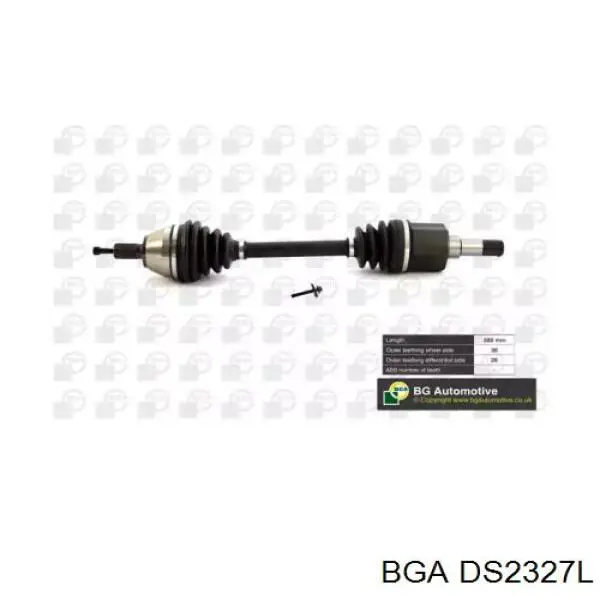 Привод передний левый Pascal G2V010PC цена, от 63.28 USD