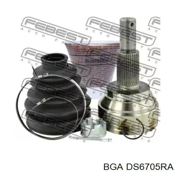 Привод передний правый BGA DS6705RA цена, от 66.53 USD