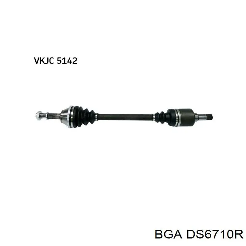 DS6710R BGA полуось (привод передняя правая)