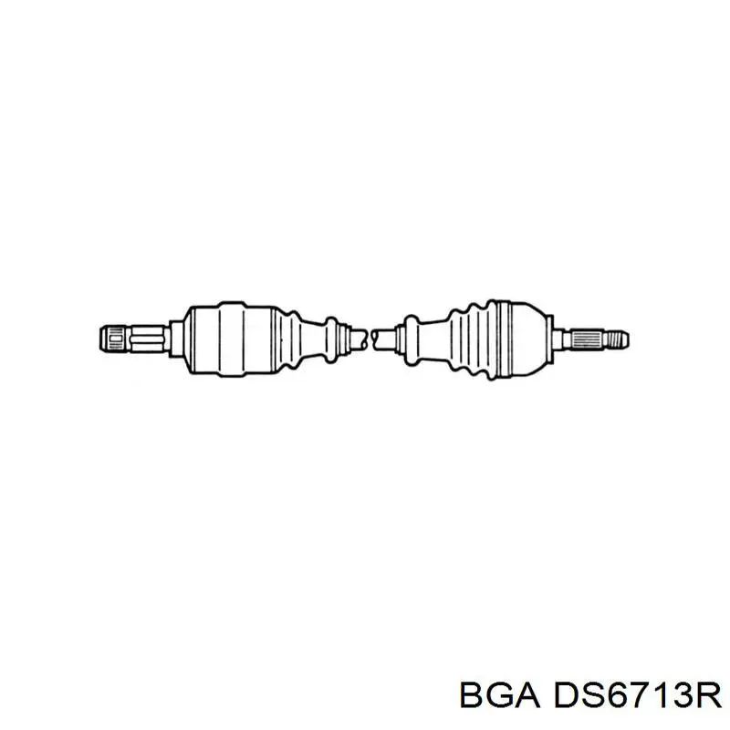 Купить DS6713R BGA Привод в сборе левый