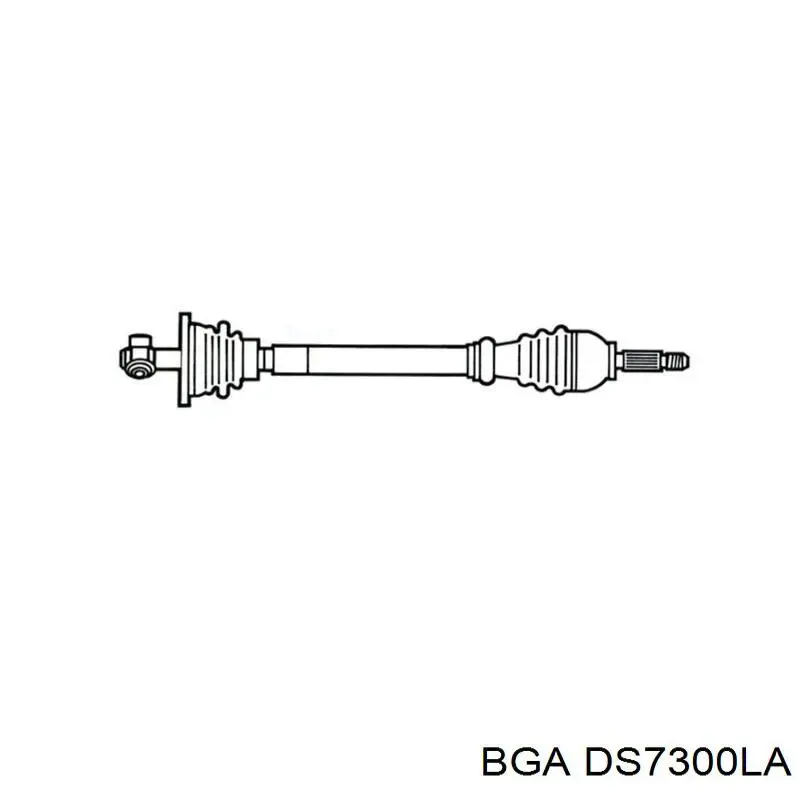 Привод передний левый BGA DS7300LA цена, от 71.77 USD