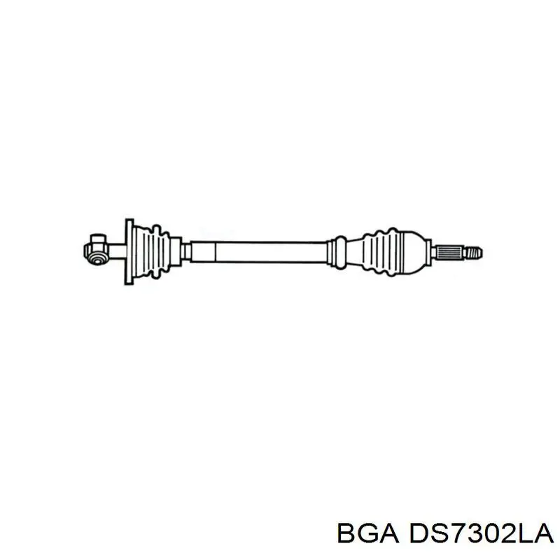 Привод передний левый BGA DS7302LA цена, от 29.86 USD