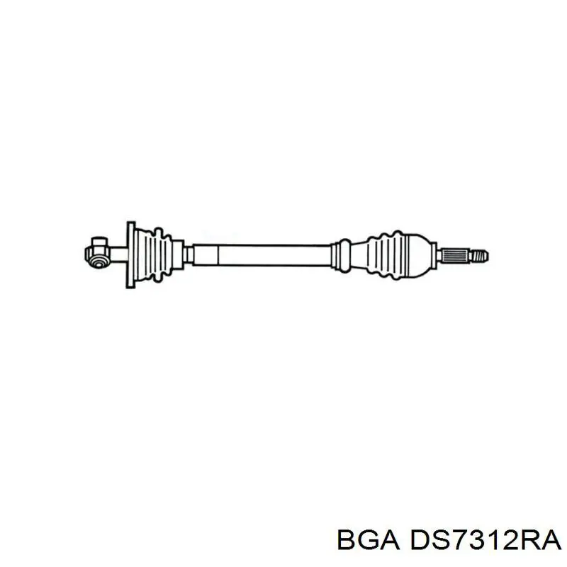 Привод передний правый BGA DS7312RA цена, от 89.32 USD