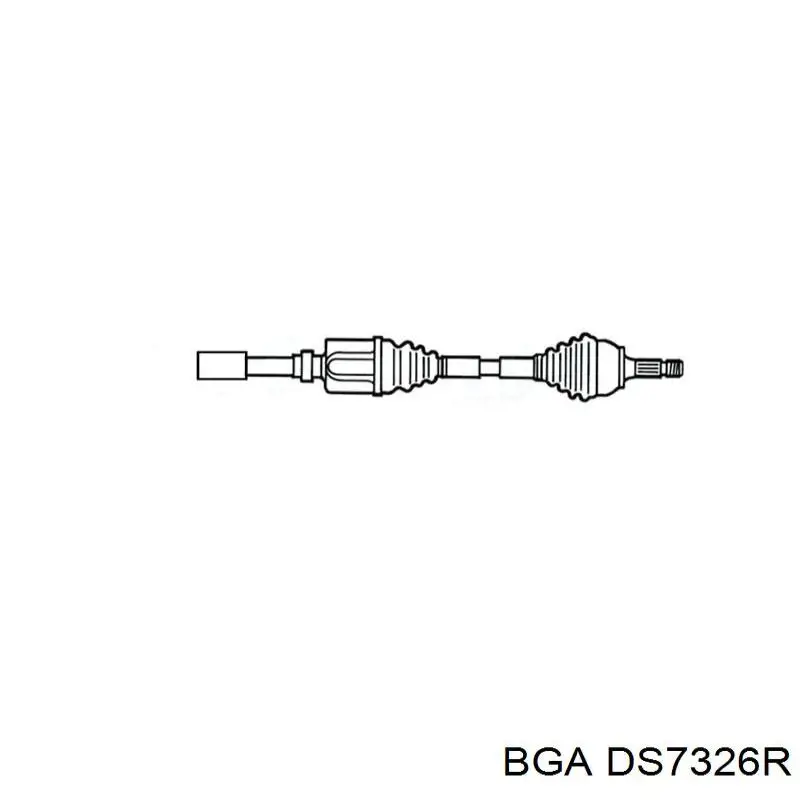 Купить 8200232883 Renault (RVI) Вал приводной правый