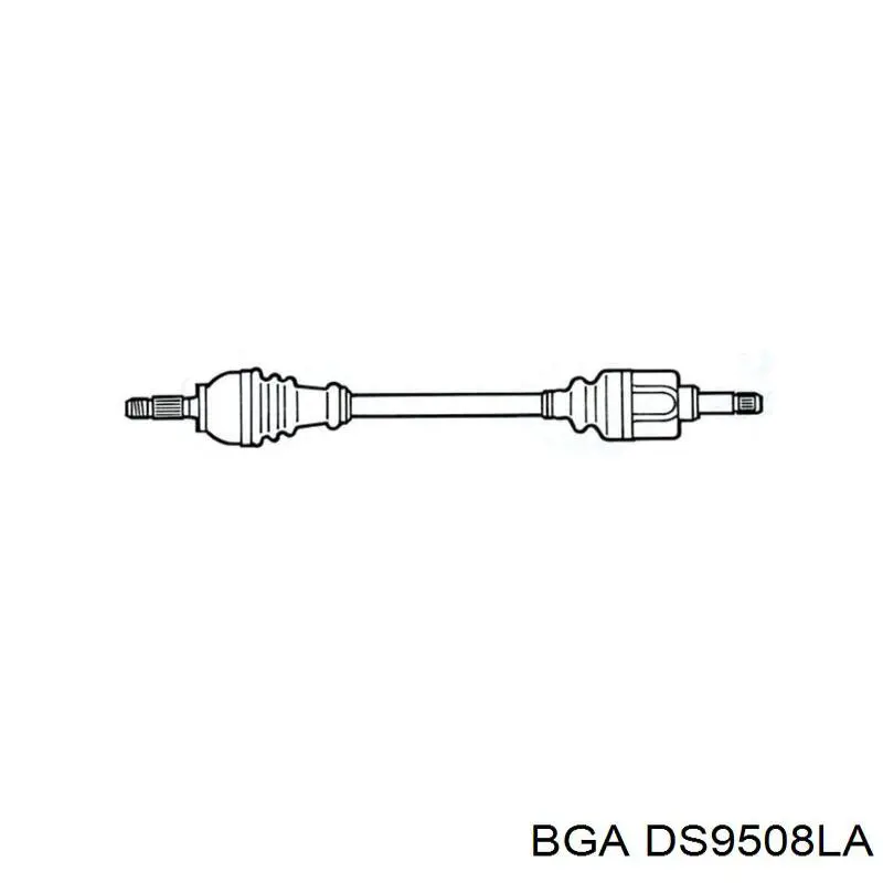 Привод передний левый BGA DS9508LA цена, от 93.48 USD