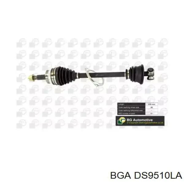 Привод передний левый BGA DS9510LA цена, от 87.04 USD
