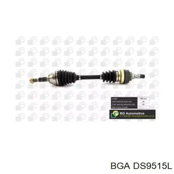 Привод передний левый BGA DS9515L цена, от 47.91 USD