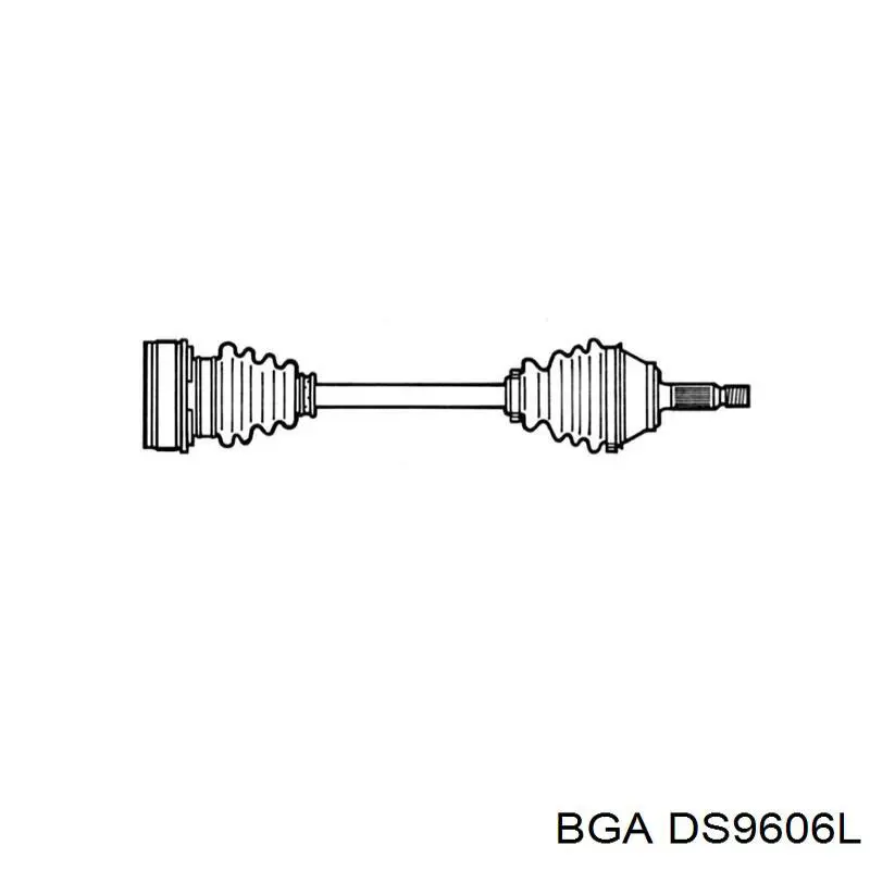 DS9606L BGA Полуось передняя левая