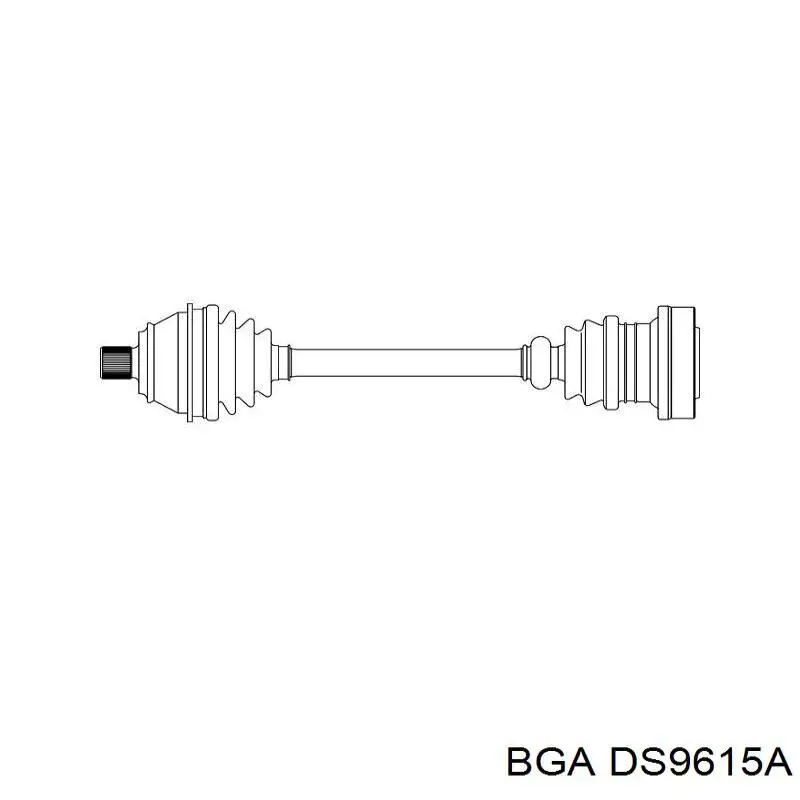 Привод передний правый BGA DS9615A цена, от 113.12 USD