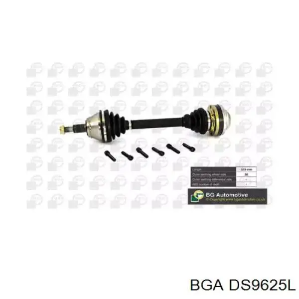 Левая полуось VAG 1J0407271CG