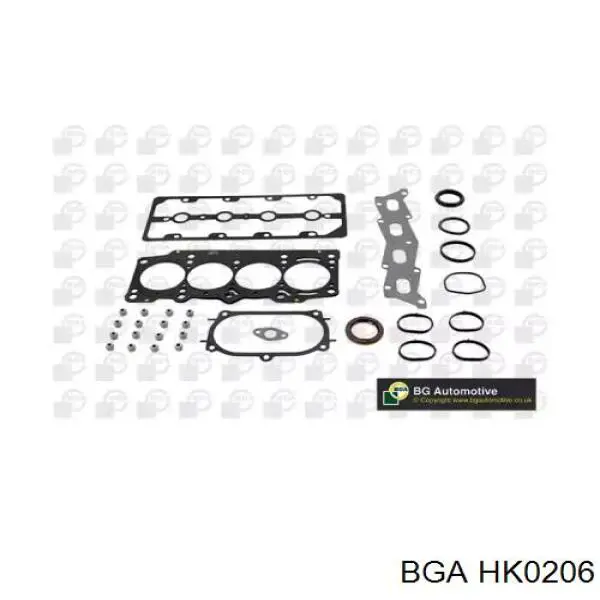 HK0206 BGA комплект прокладок двигателя верхний