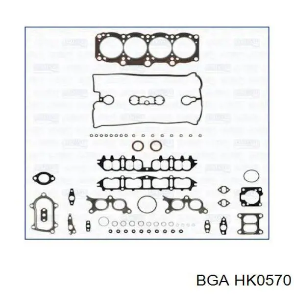Верхний комплект прокладок двигателя Toyota 0411222091 цена, от 73.25 USD