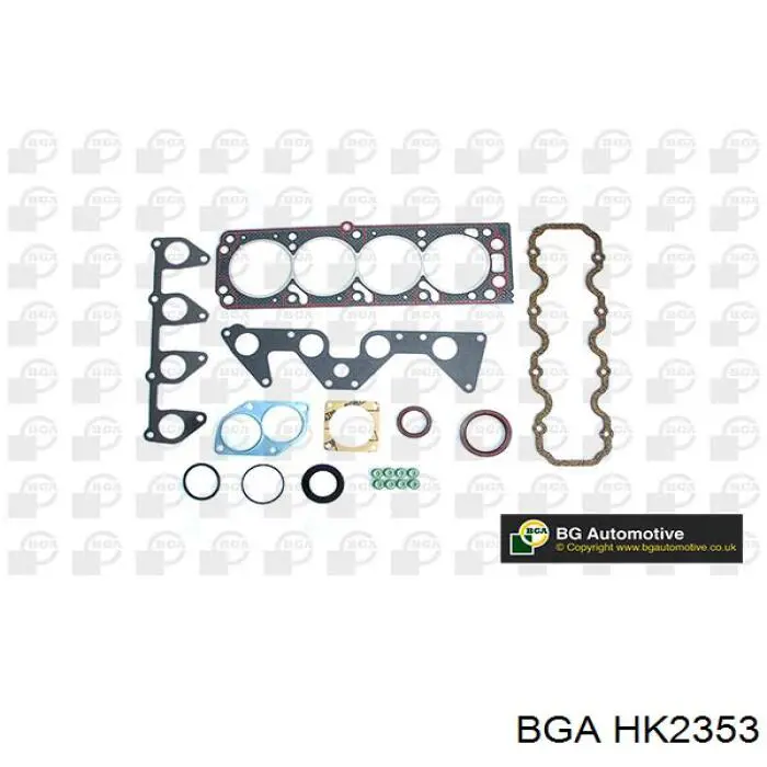 HK2353 BGA комплект прокладок двигателя верхний