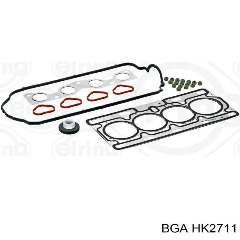 Комплект прокладок двигуна, верхній HK2711 BGA