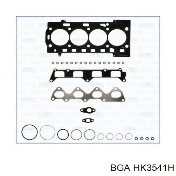 Верхний комплект прокладок двигателя HK3541H BGA