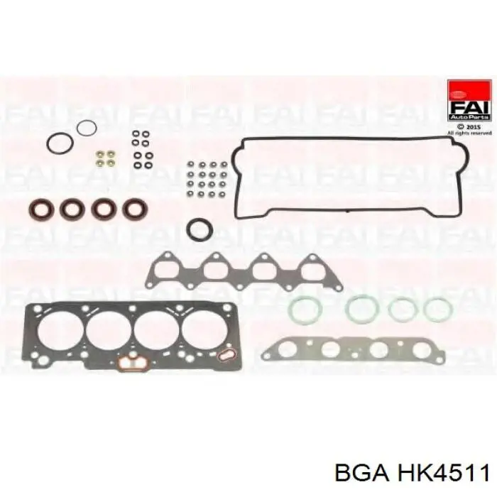 Верхний комплект прокладок двигателя HK4511 BGA