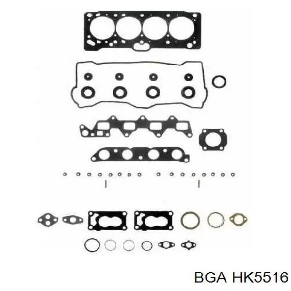 HK5516 BGA комплект прокладок двигателя верхний