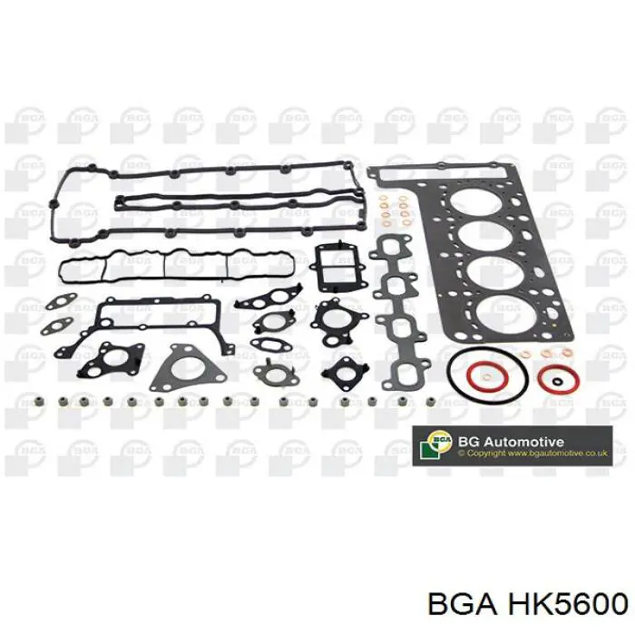 HK5600 BGA комплект прокладок двигателя верхний