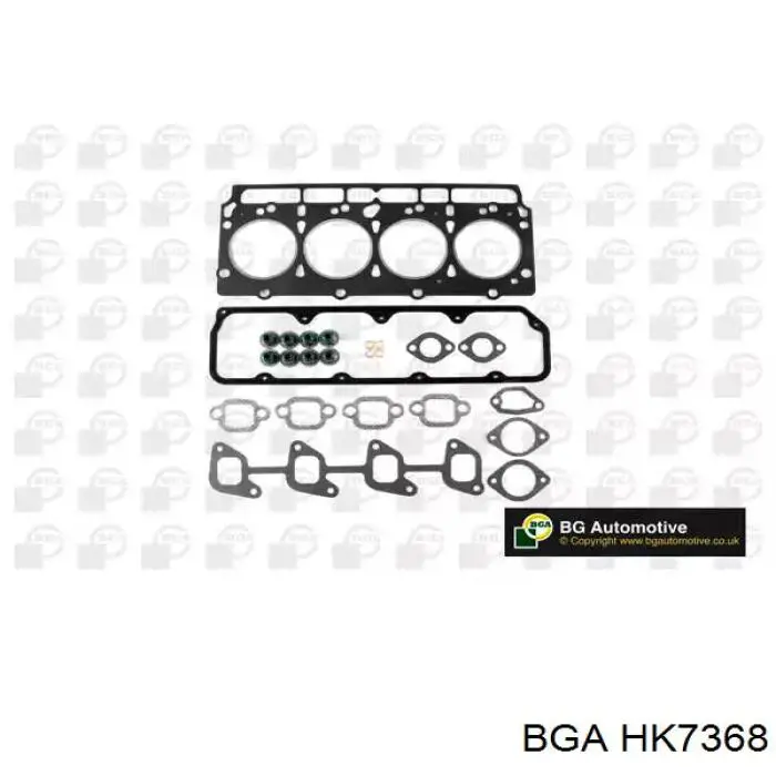 HK7368 BGA комплект прокладок двигателя верхний