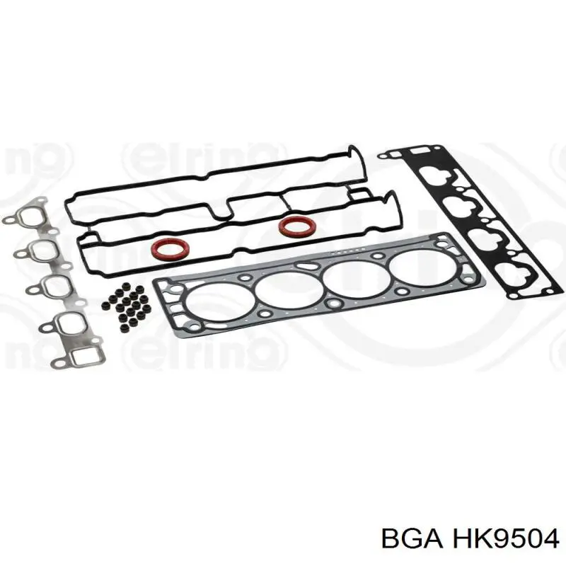 HK9504 BGA Комплект прокладок двигателя верхний