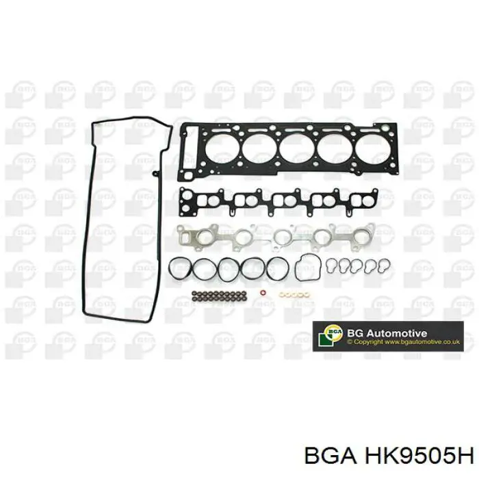 HK9505H BGA комплект прокладок двигателя верхний