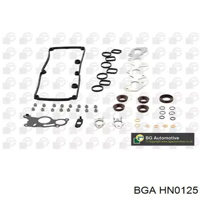 HN0125 BGA Комплект прокладок двигателя верхний