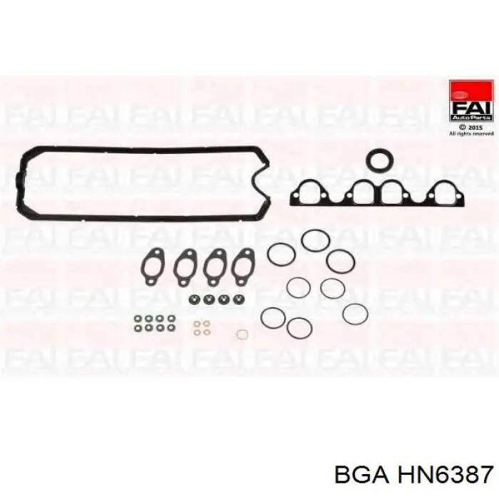 Верхний комплект прокладок двигателя HN6387 BGA