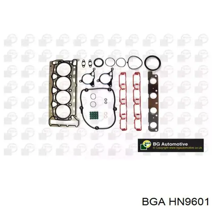 Верхний комплект прокладок двигателя BGA HN9601 цена, от 79.17 USD