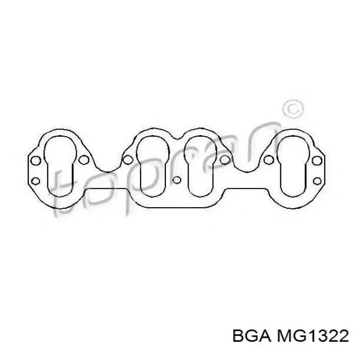 MG1322 BGA прокладка впускного коллектора