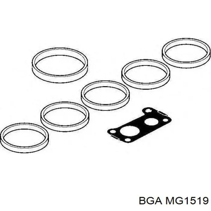 Прокладка впускного коллектора 05080324AA Chrysler