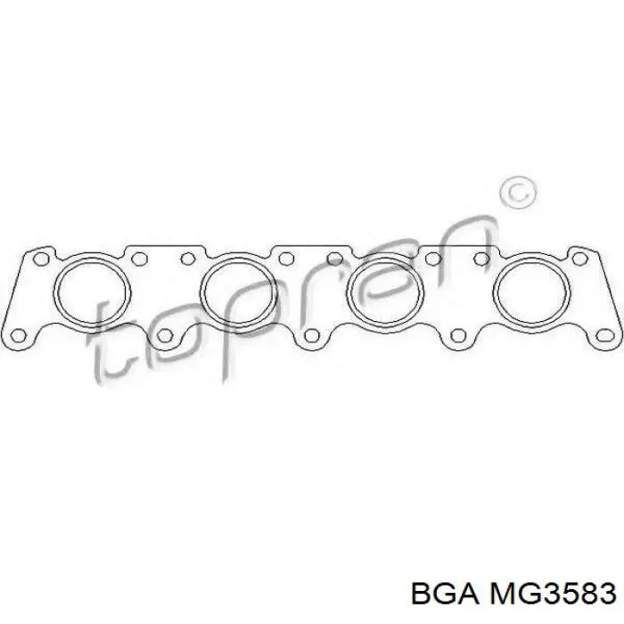 Прокладка всасывающего коллектора BGA MG3583 цена, от 1.18 USD